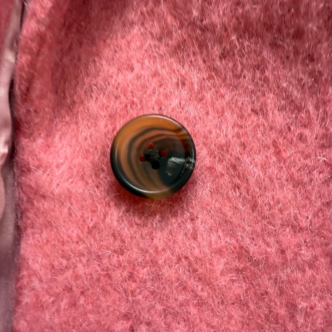 【美品】BEAUTY&YOUTH シャギービッグジャケット ピンク M