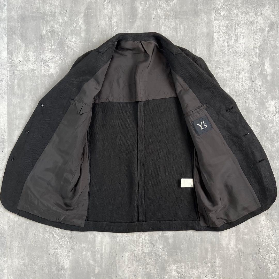Y’s for men　ヨウジヤマモト　アーカイブ　リネンテーラードジャケット