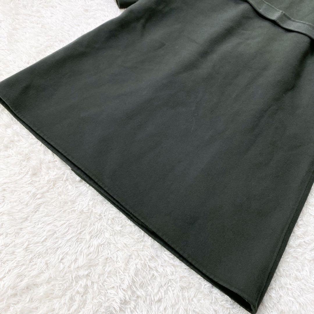 美品❤️Theory ロングコート　ダブル　カーキ　ベルト　カシミヤ　ウール　S