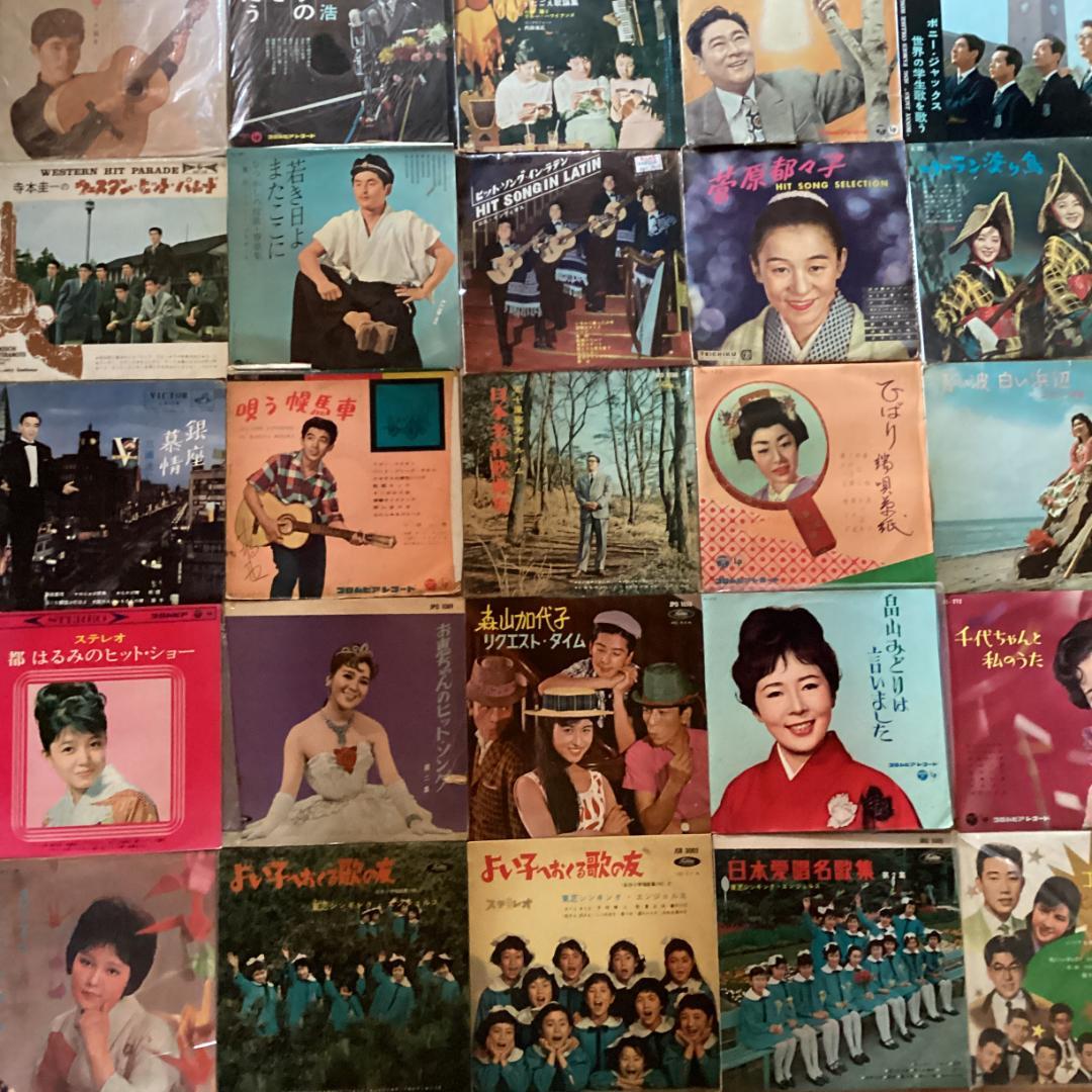 【レコード約70枚】　歌謡　10インチレコード　和物　RE0415-1