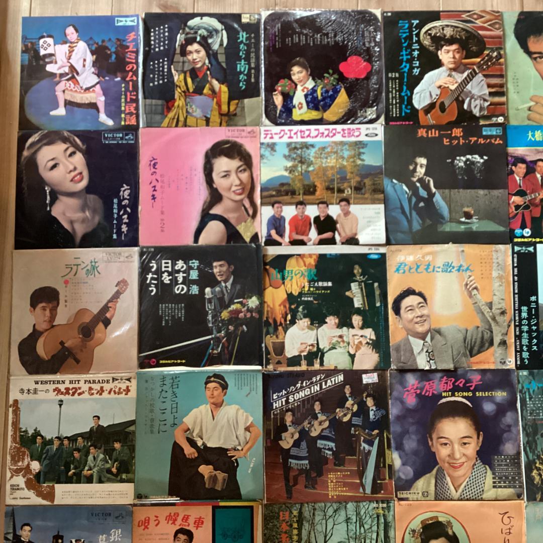【レコード約70枚】　歌謡　10インチレコード　和物　RE0415-1