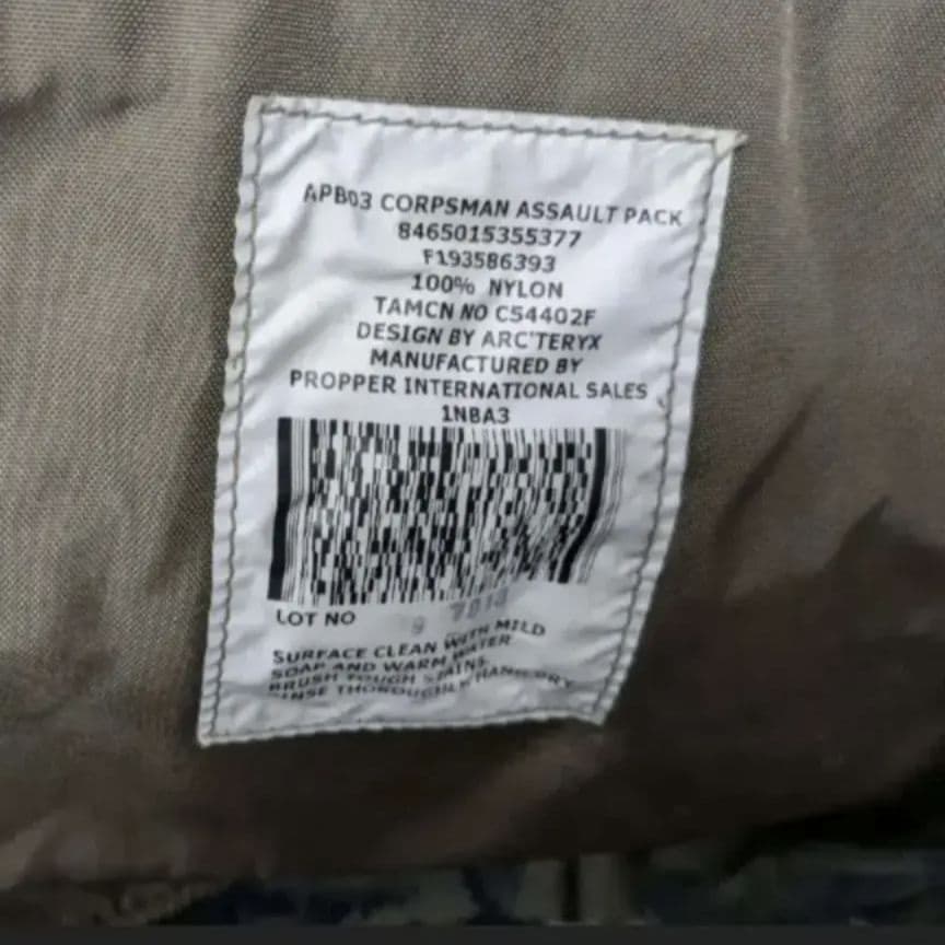 米軍　CORPSMAN ILBE アサルトパック　アークテリクス