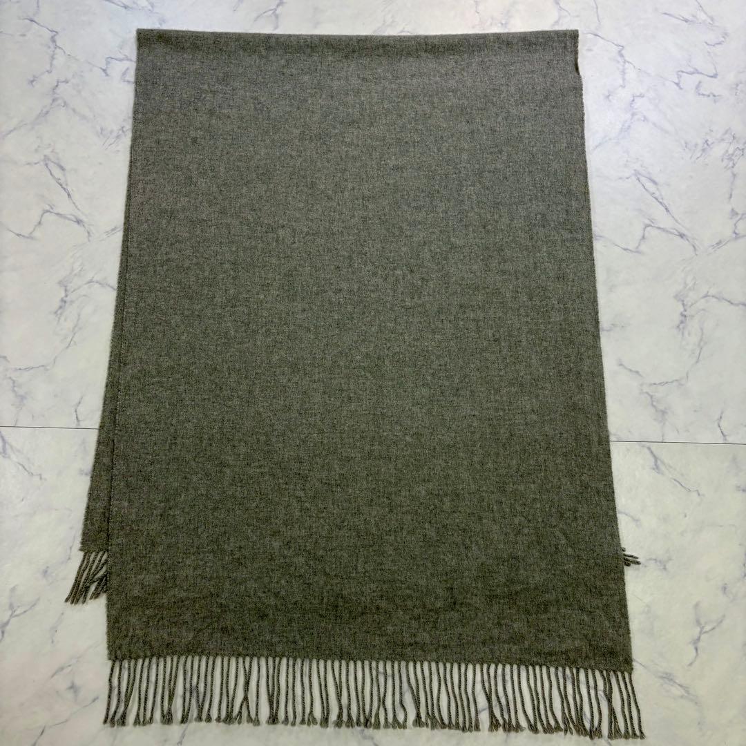 美品 ジョンストンズ オブ エルガン カシミヤ100 % 大判ストール マフラー