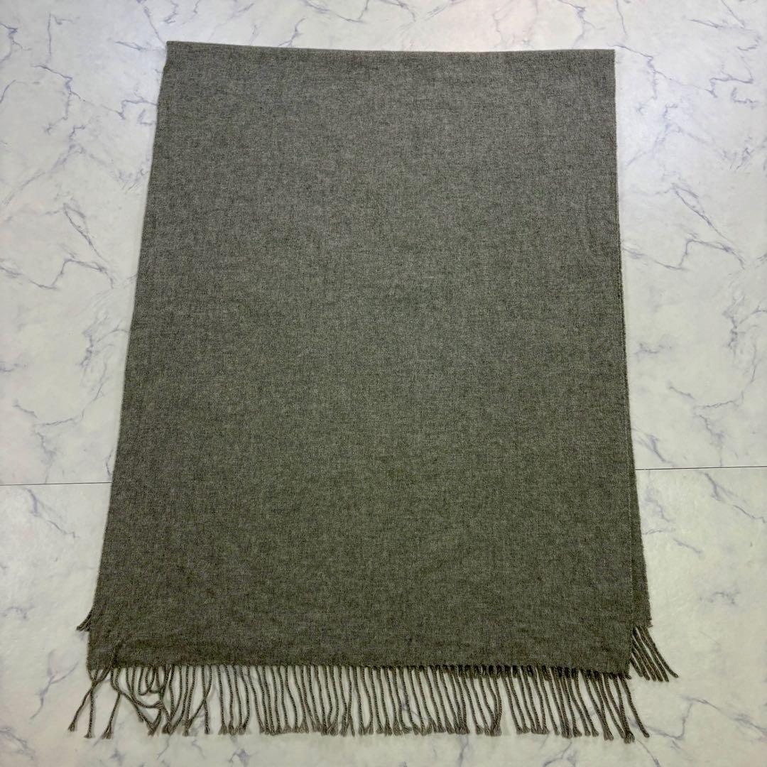 美品 ジョンストンズ オブ エルガン カシミヤ100 % 大判ストール マフラー