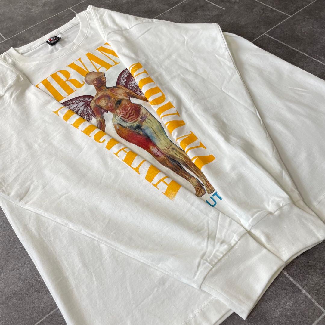 NIRVANA ニルヴァーナ IN UTERO L/S Tシャツ バンドTEE