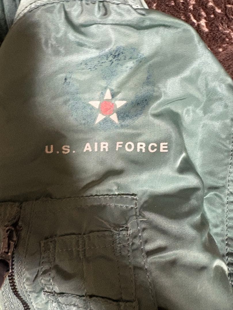 90s USA製 ALPHA B-15D フライトジャケット L 希少品✨️
