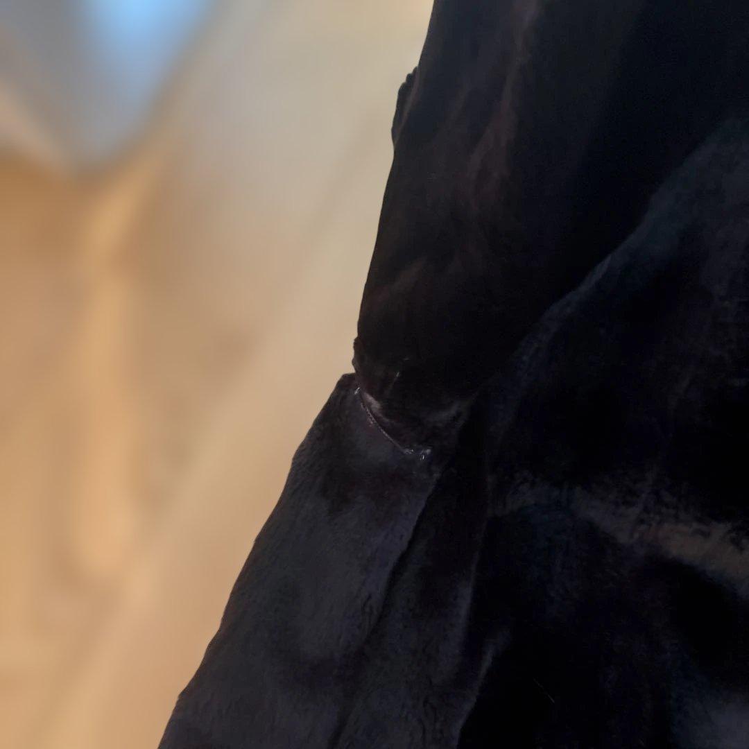 BALMAIN フード付き毛皮コート 両面使える