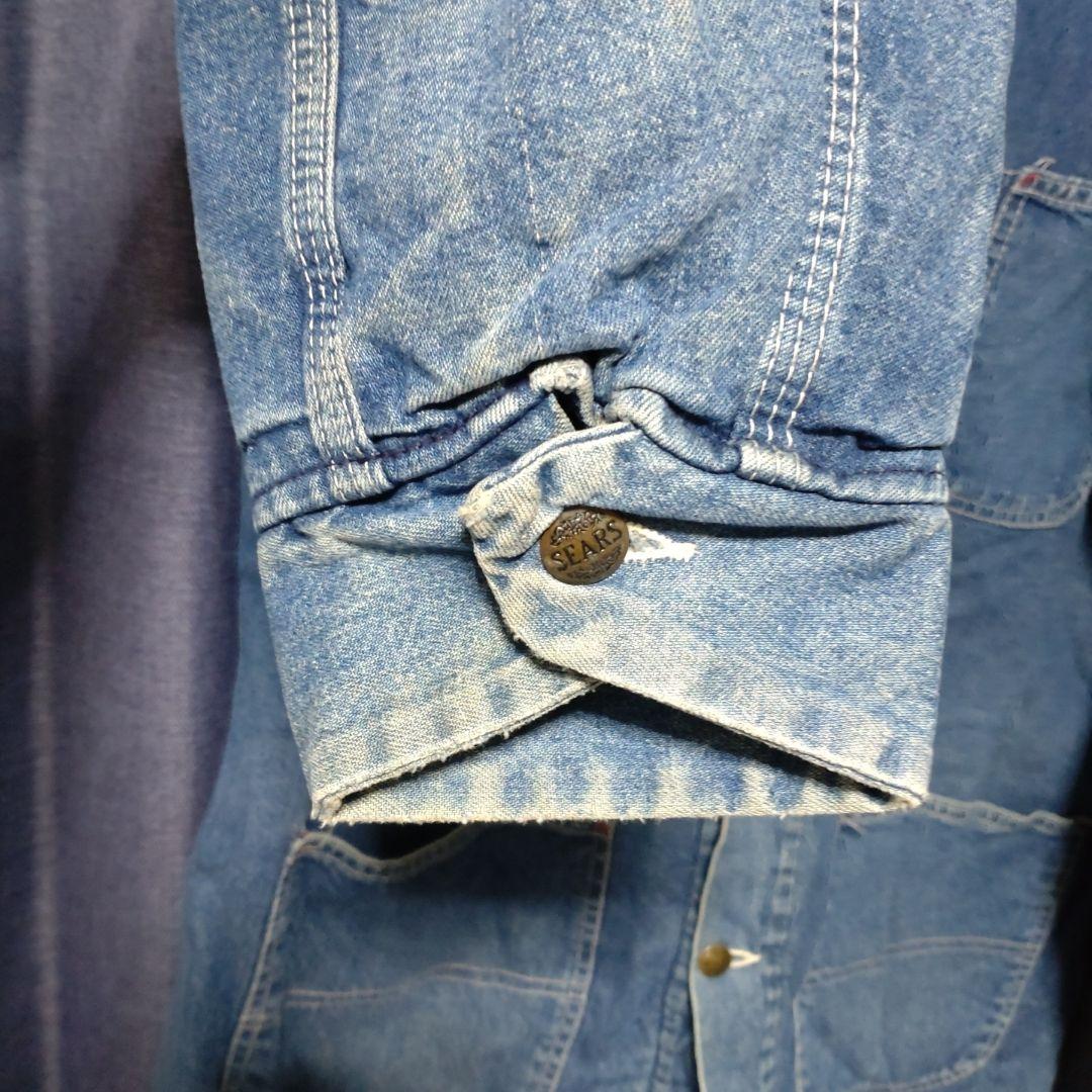 70s Sears Work Leisure カバーオール 裏地ブランケット