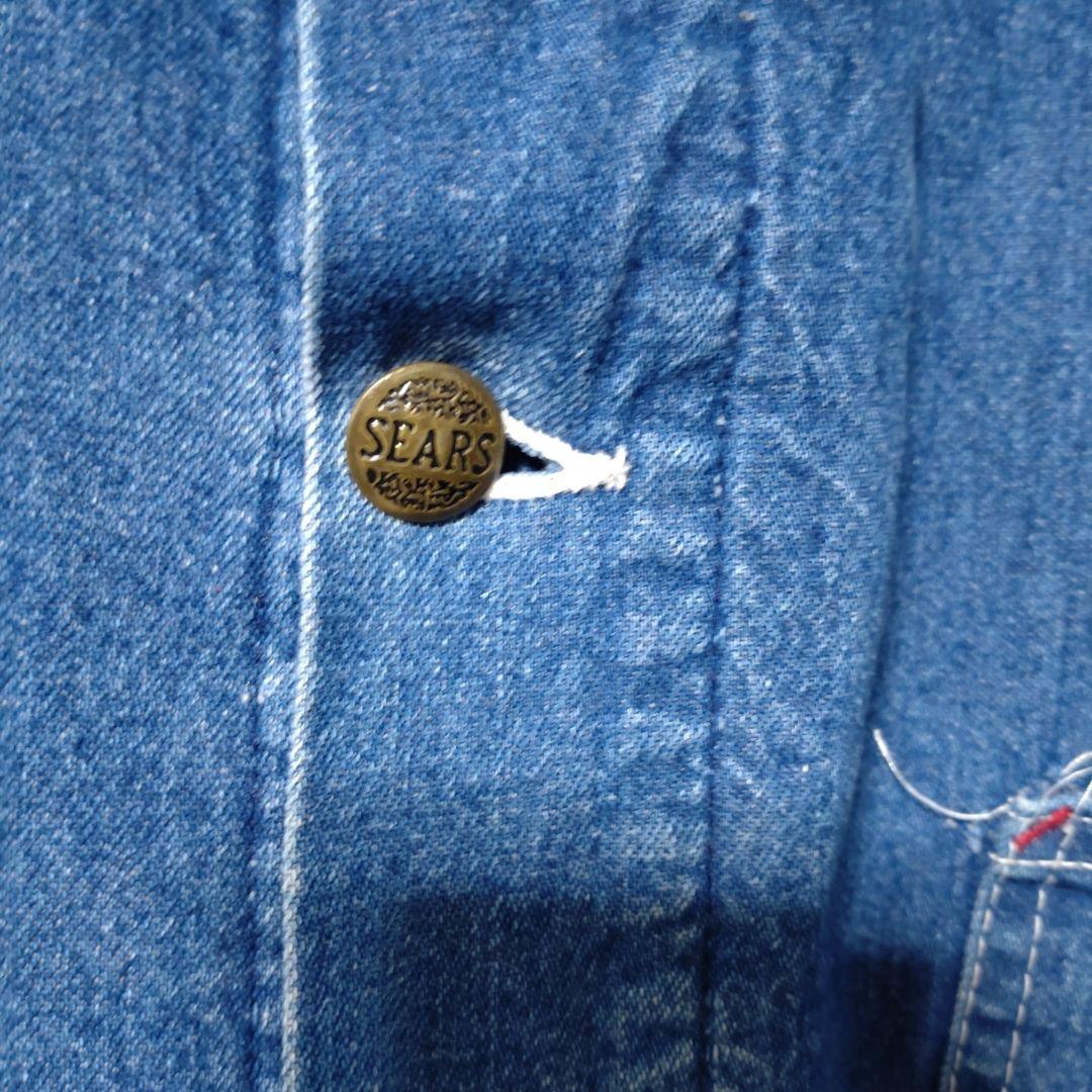 70s Sears Work Leisure カバーオール 裏地ブランケット