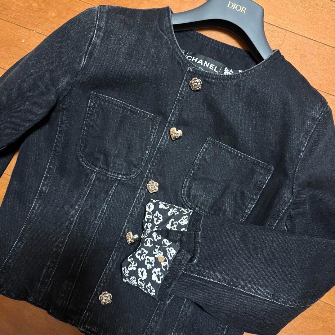 国内百貨店購入即完売CHANELシャネルデニムジャケット36