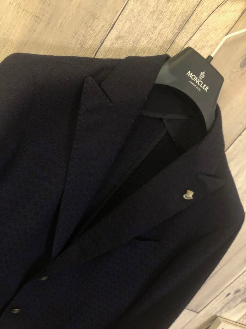 SAFARI掲載 限定品 タリアトーレ ネイビー ブレザー 44 紺ブレ