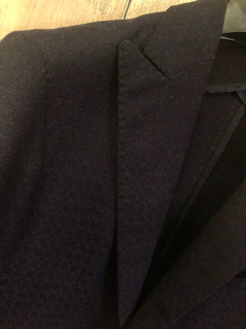 SAFARI掲載 限定品 タリアトーレ ネイビー ブレザー 44 紺ブレ