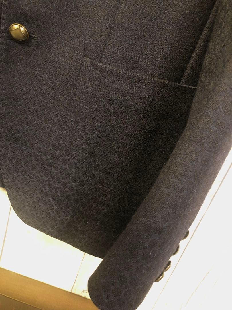 SAFARI掲載 限定品 タリアトーレ ネイビー ブレザー 44 紺ブレ