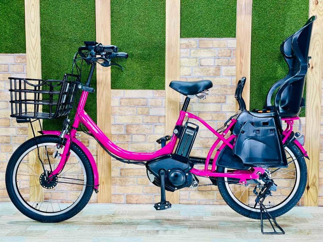 激レアピンク系 ヤマハ バビー 子供乗せ電動アシスト自転車H2141