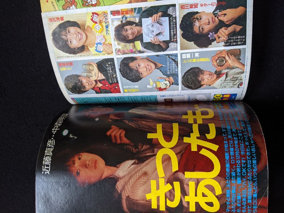 明星　少年隊　中森明菜　河合奈保子　小泉今日子　松田聖子　岡田有希子　桑田佳祐