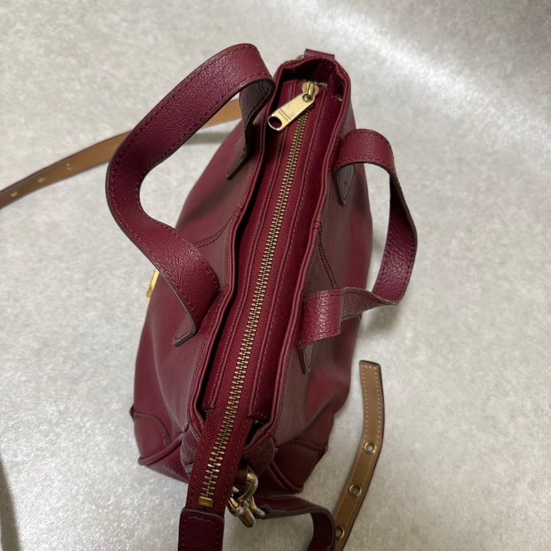 【バーバリーブルーレーベル】2wayショルダーバッグ　ゴールドロゴ　ノバチェック