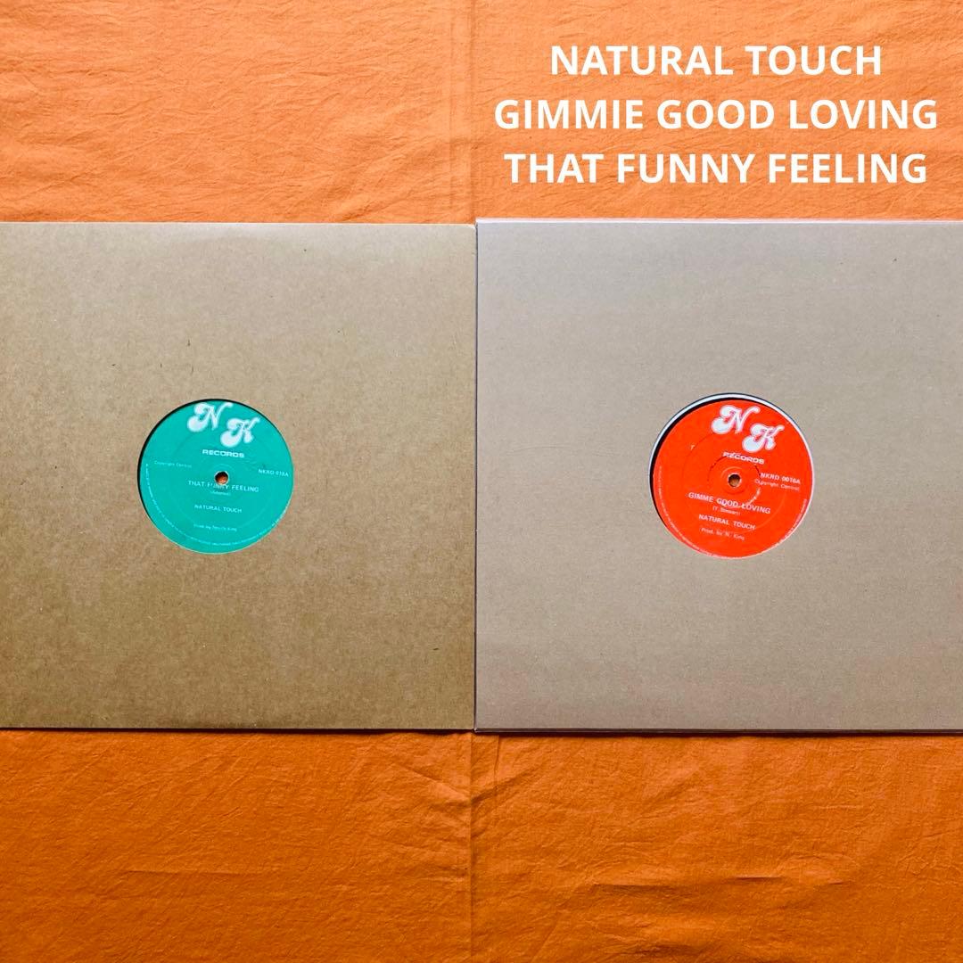 12インチ NATURAL TOUCH 2枚　　レゲエ ラバーズ