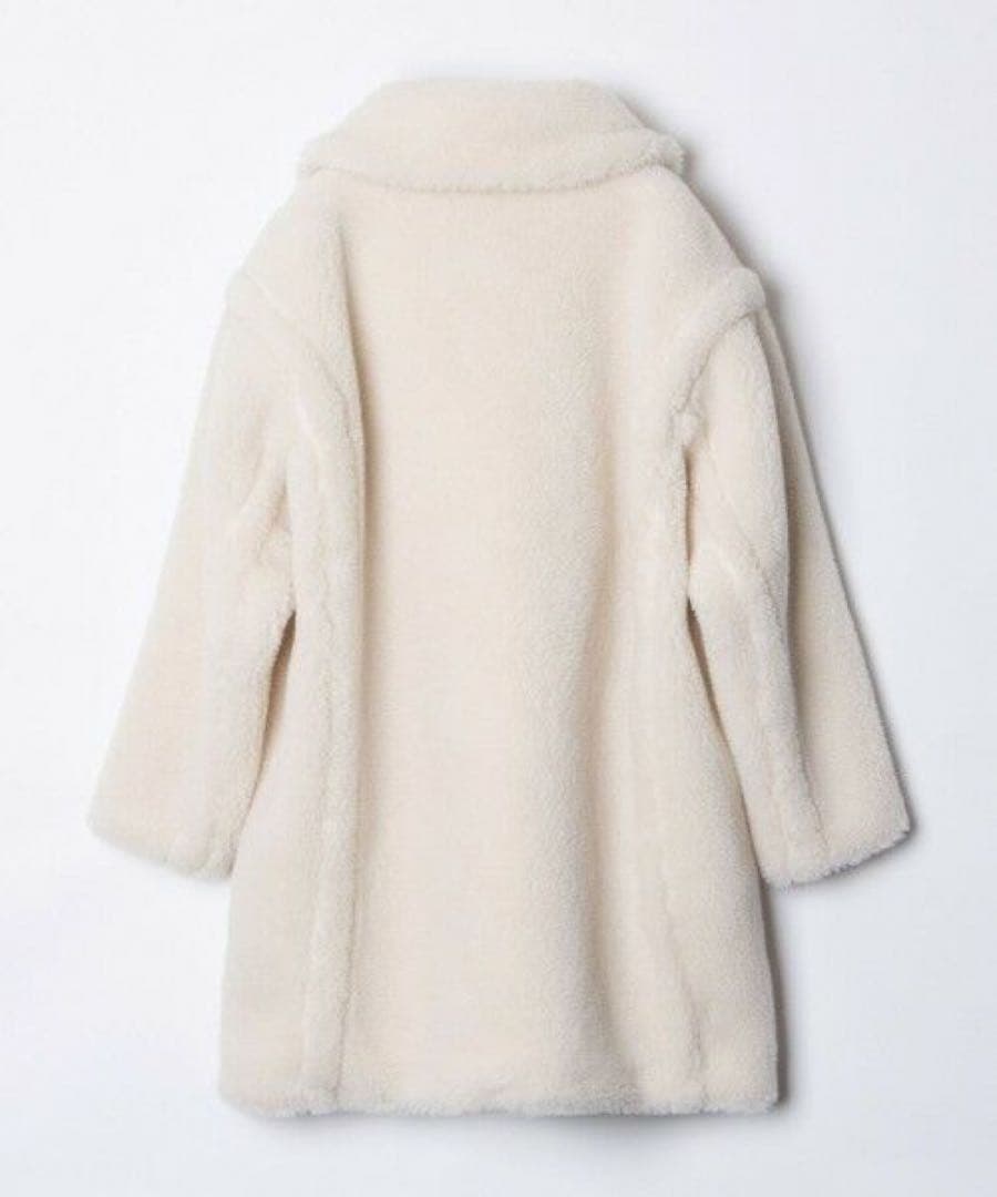 【美品】allureville ウールMIXボアピーコート　01(S)