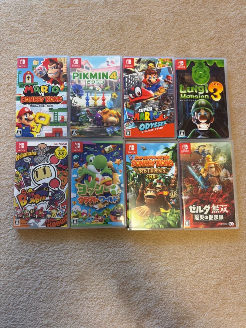 Nintendo switch+ソフト8種