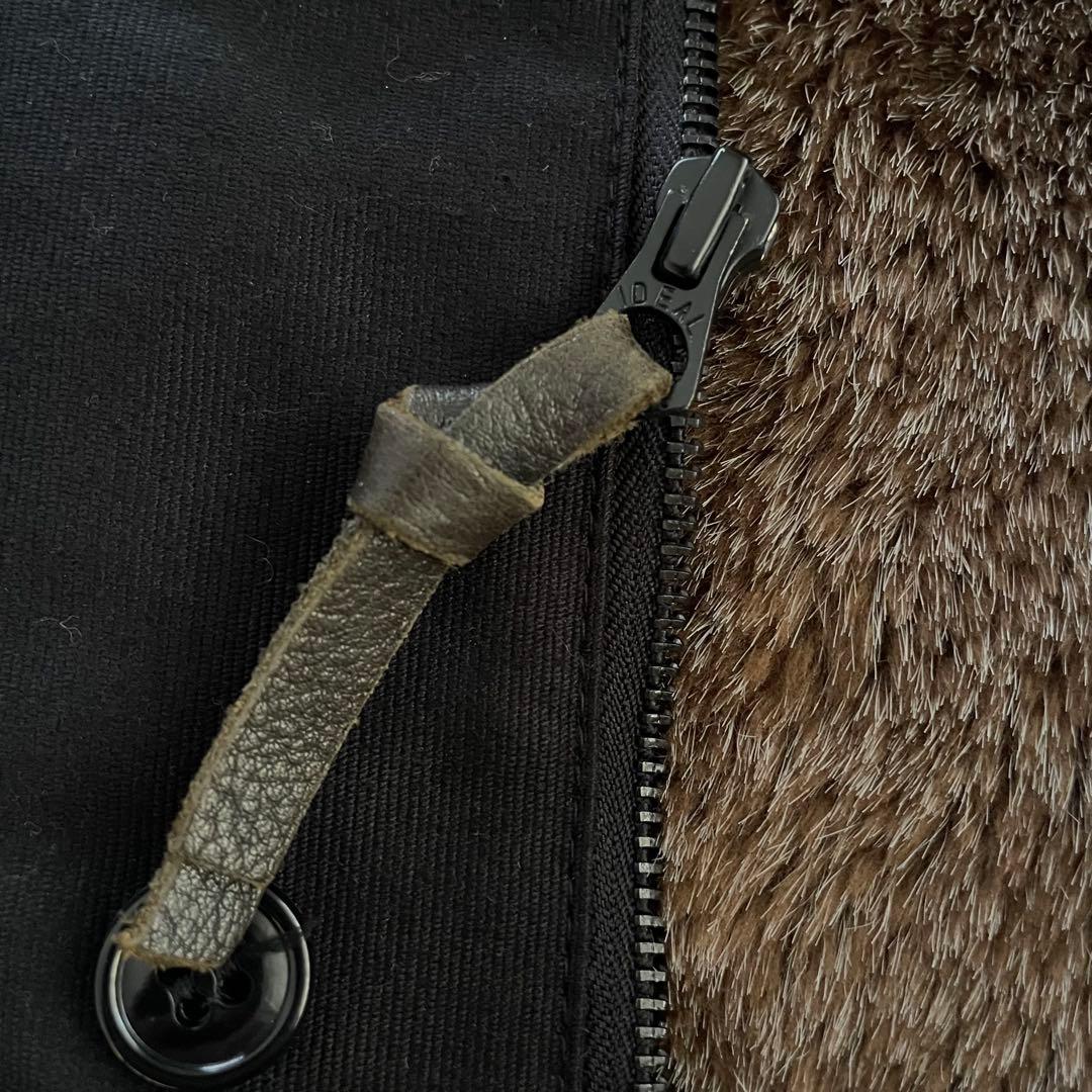 ヒューストン N-1デッキジャケット ブラック SIZE36 美品