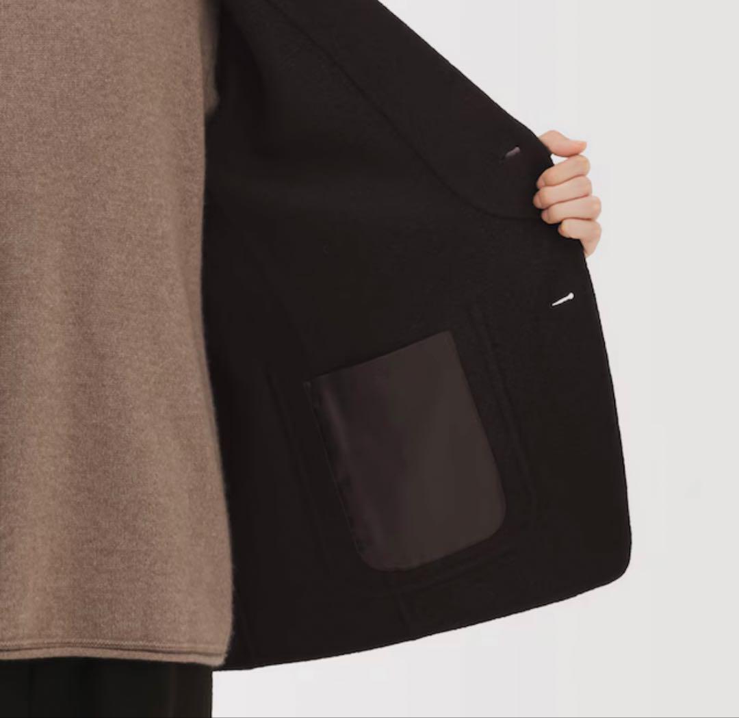 値下げしました　MUJI Labo カシミヤ混 ジャケット　ブラウン
