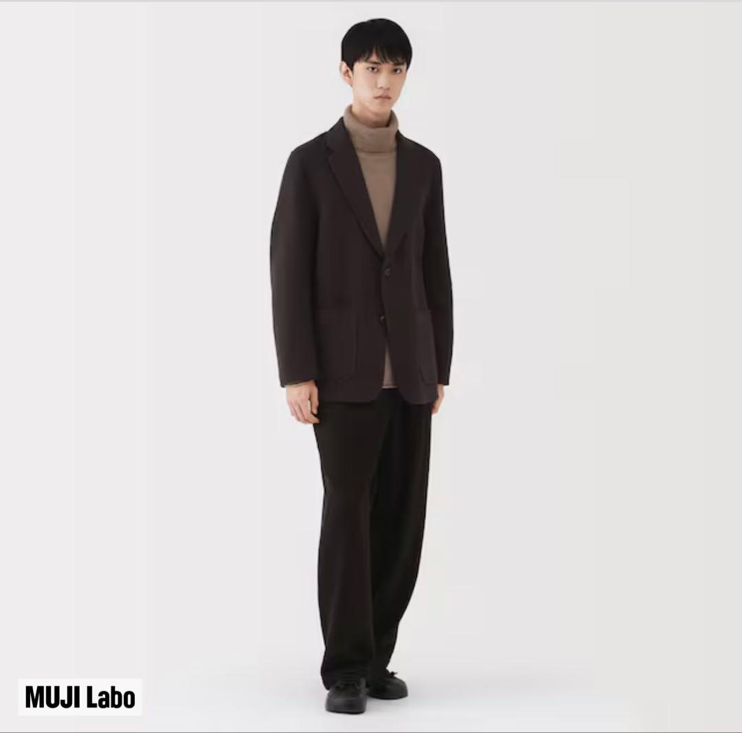 値下げしました　MUJI Labo カシミヤ混 ジャケット　ブラウン