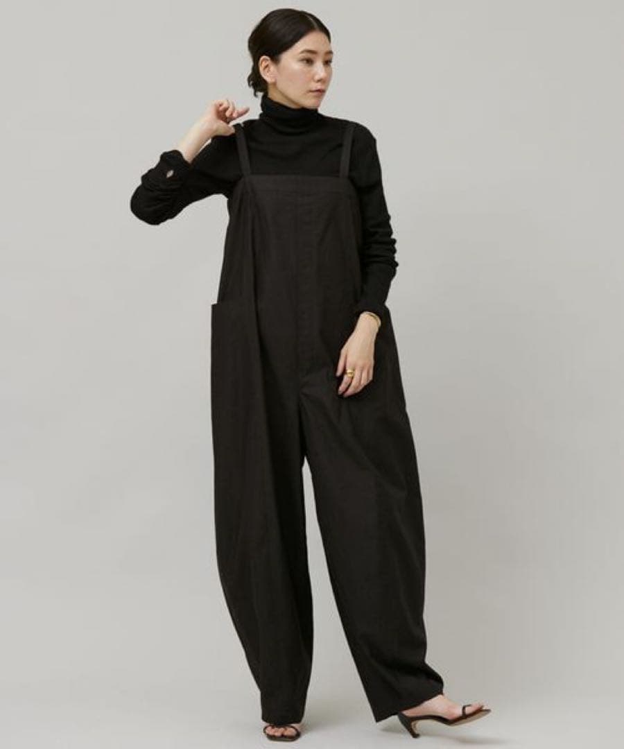 【Curensology(カレンソロジー)】コットンネップサロペットパンツ