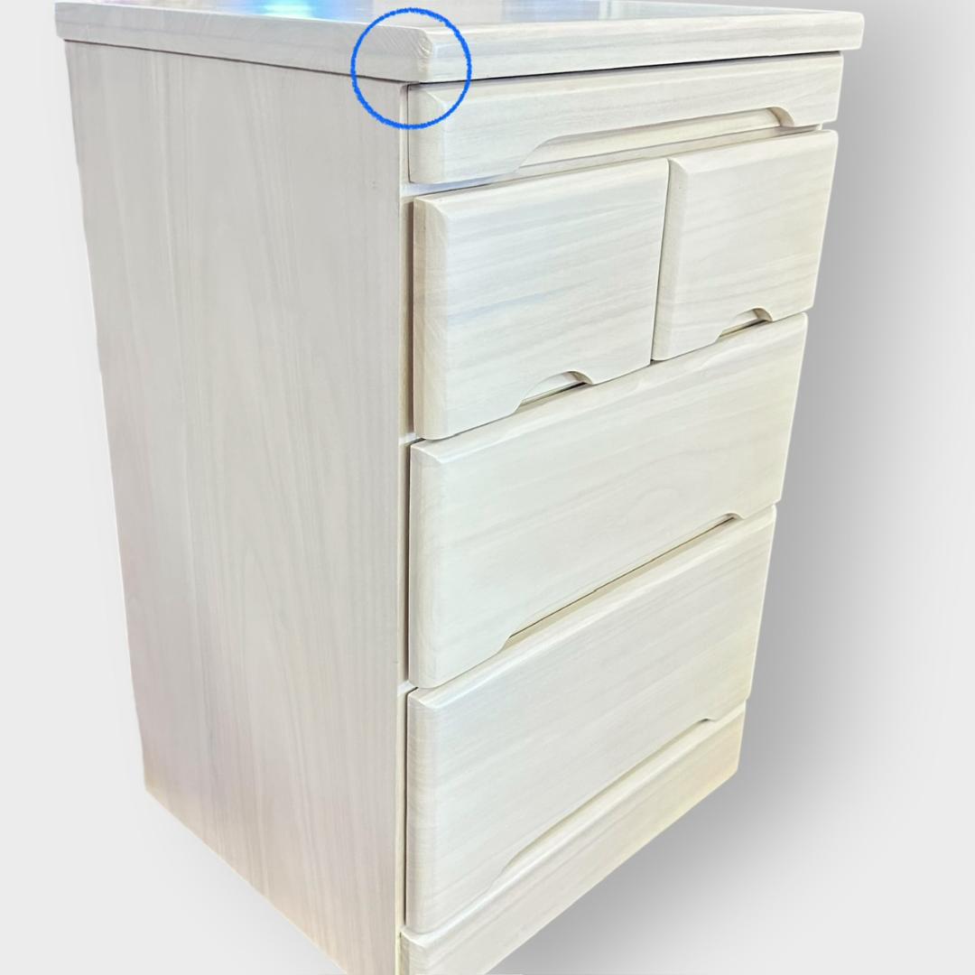 mayu　訳あり チェスト 収納 モダン 完成品 天然木 箪笥　タンス