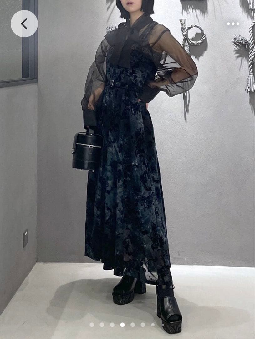 【新品タグ付】HARE オパールシアーキャミワンピース