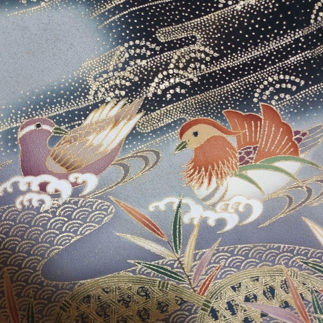 D02限定価格！☆USED美品☆ 結婚式 金彩 豪華 黒留袖6点セット