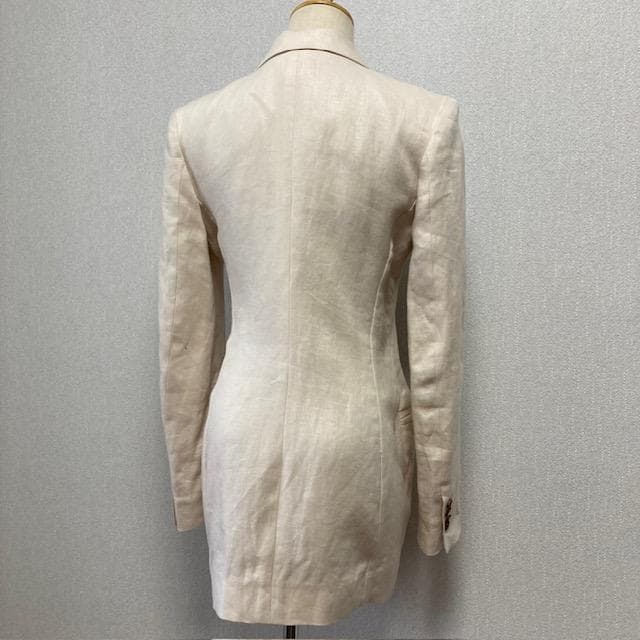 Cabana カバナ リネンジャケット テーラードジャケット シルク混 36