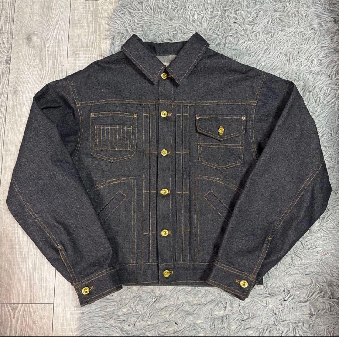 あ*ね様 ballsybrothers デニムジャケット　インディゴ　L