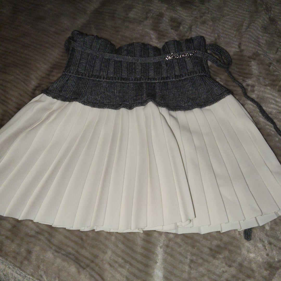 スカート ANDWANG Double layer skirt 001