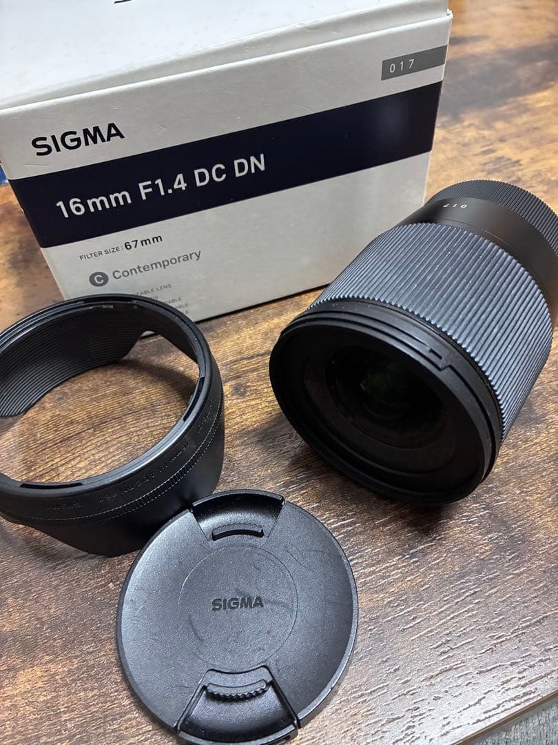 Sony eマウントSIGMA16mm F1.4DCDN