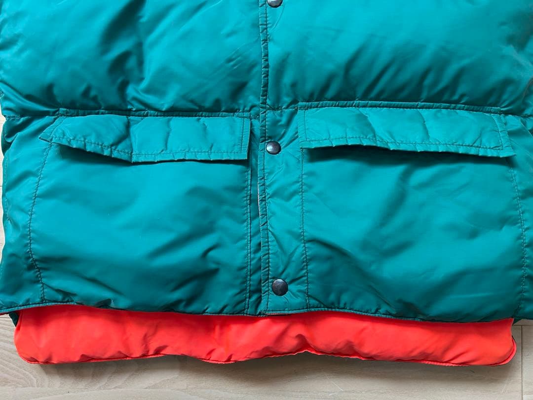 Wool rich リバーシブルダウンベスト