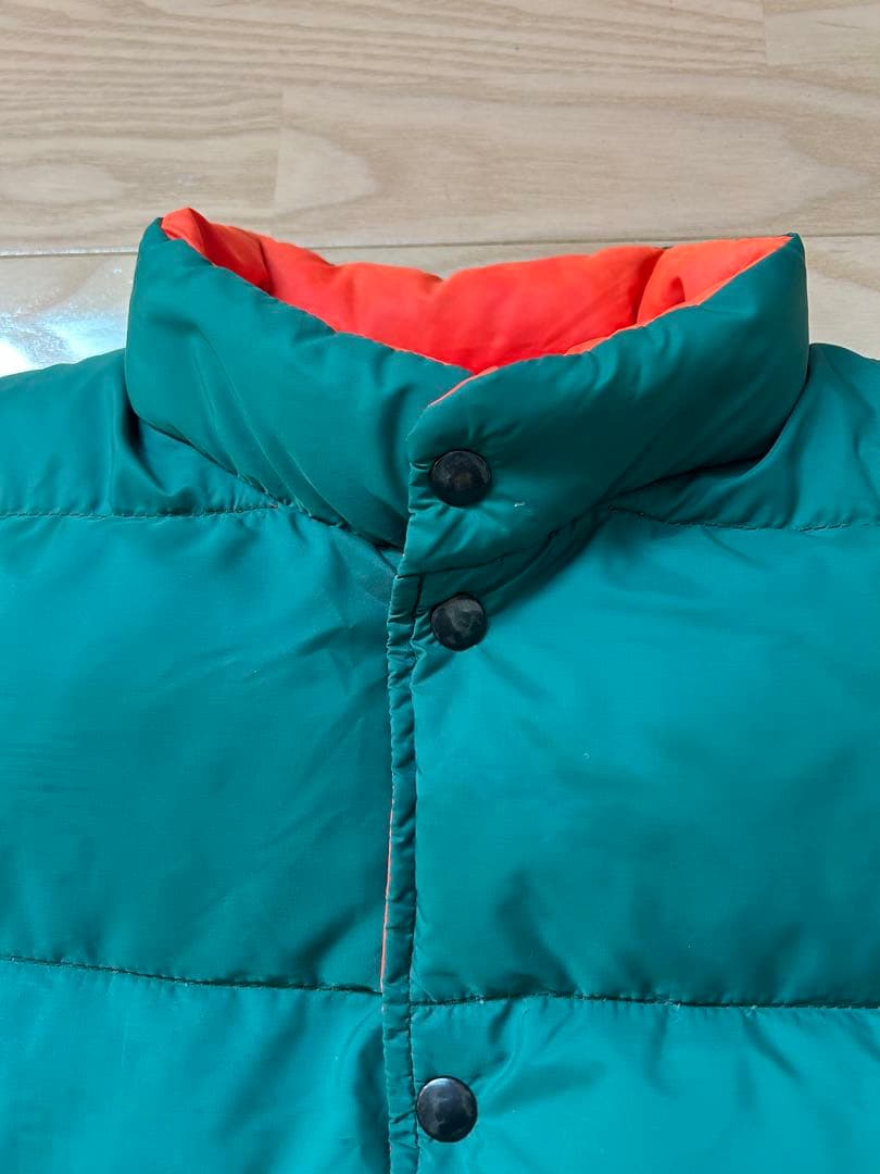 Wool rich リバーシブルダウンベスト