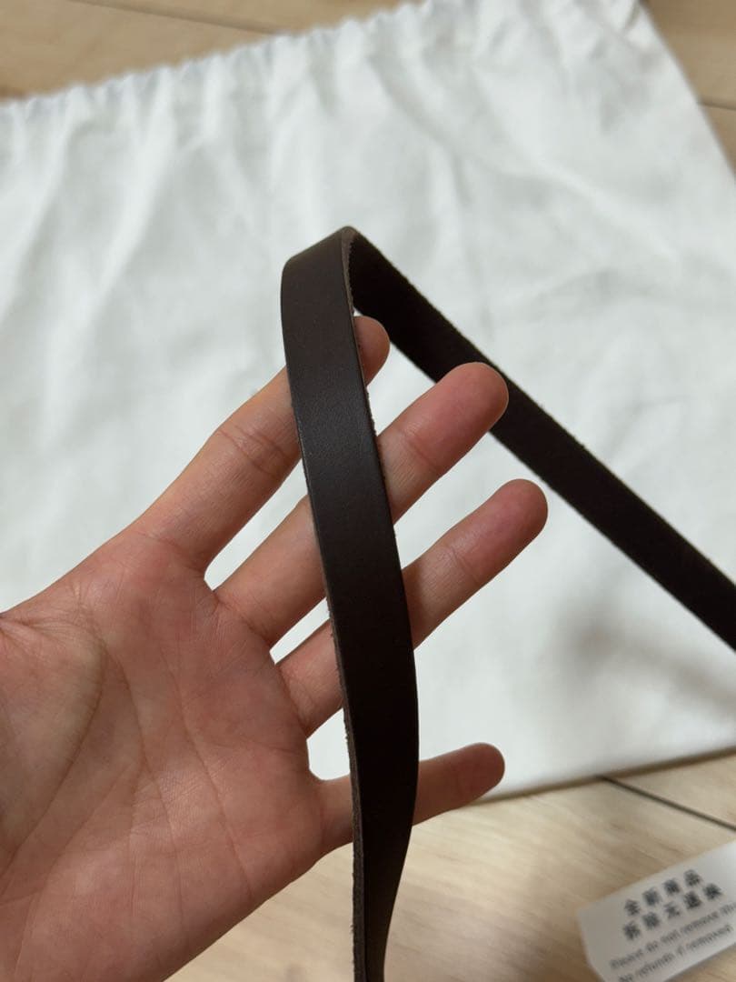 LEMAIRE ニット巾着袋 ベージュ 収納袋付き