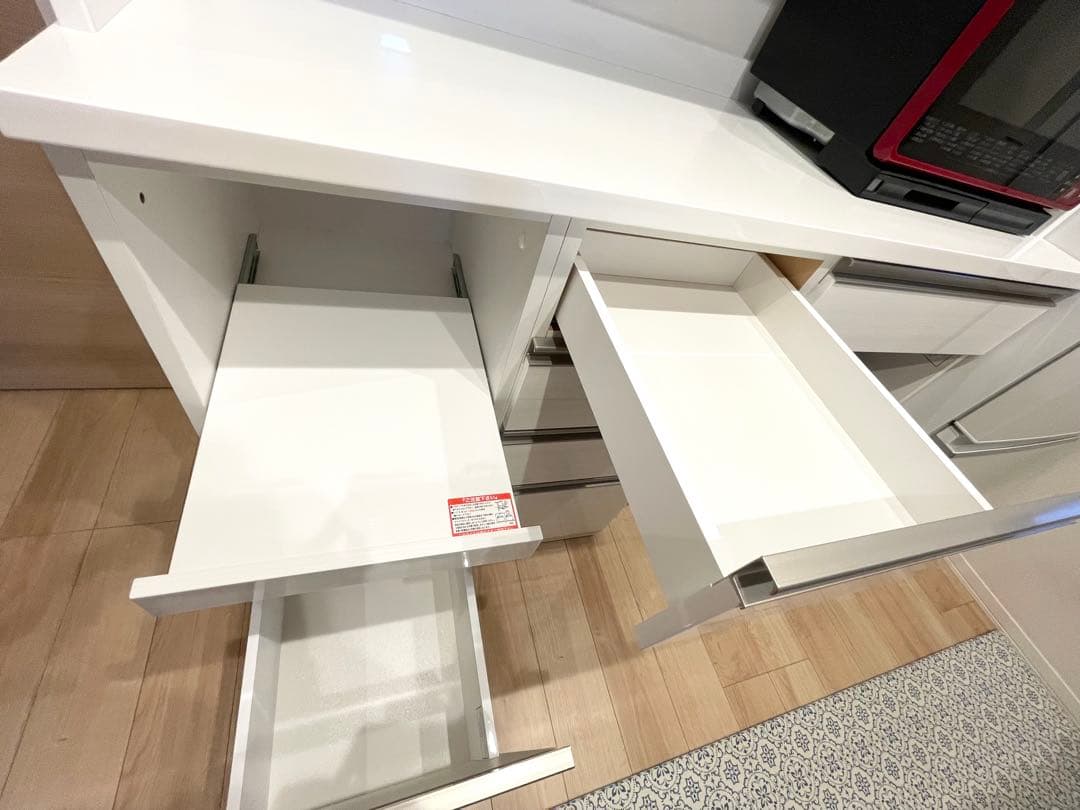 【みみ】ニトリ　食器棚　リガーレ141cm