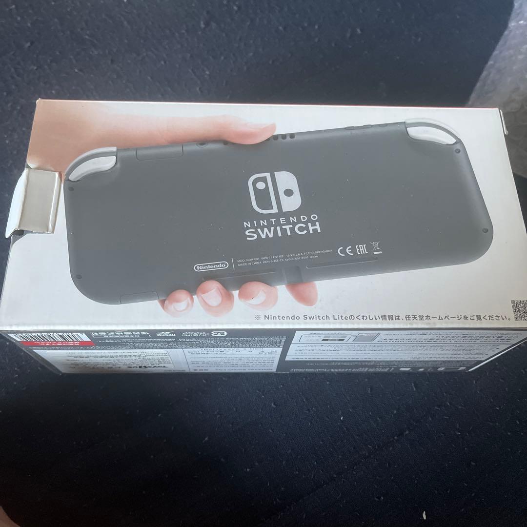 Nintendo Switch Lite グレー 本体　箱　充電器
