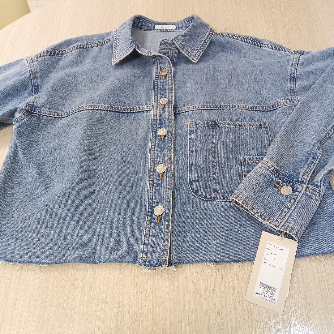 新品タグ付 2026新作 カフネ デニム シャツ ジャケット Mサイズ Mal.