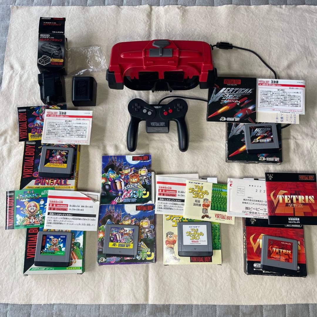 バーチャルボーイ本体　ソフト6本セット