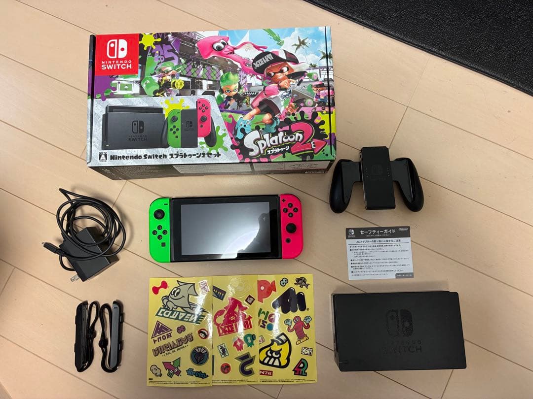 Nintendo Switch スプラトゥーン2同梱版 Joy-Con故障あり