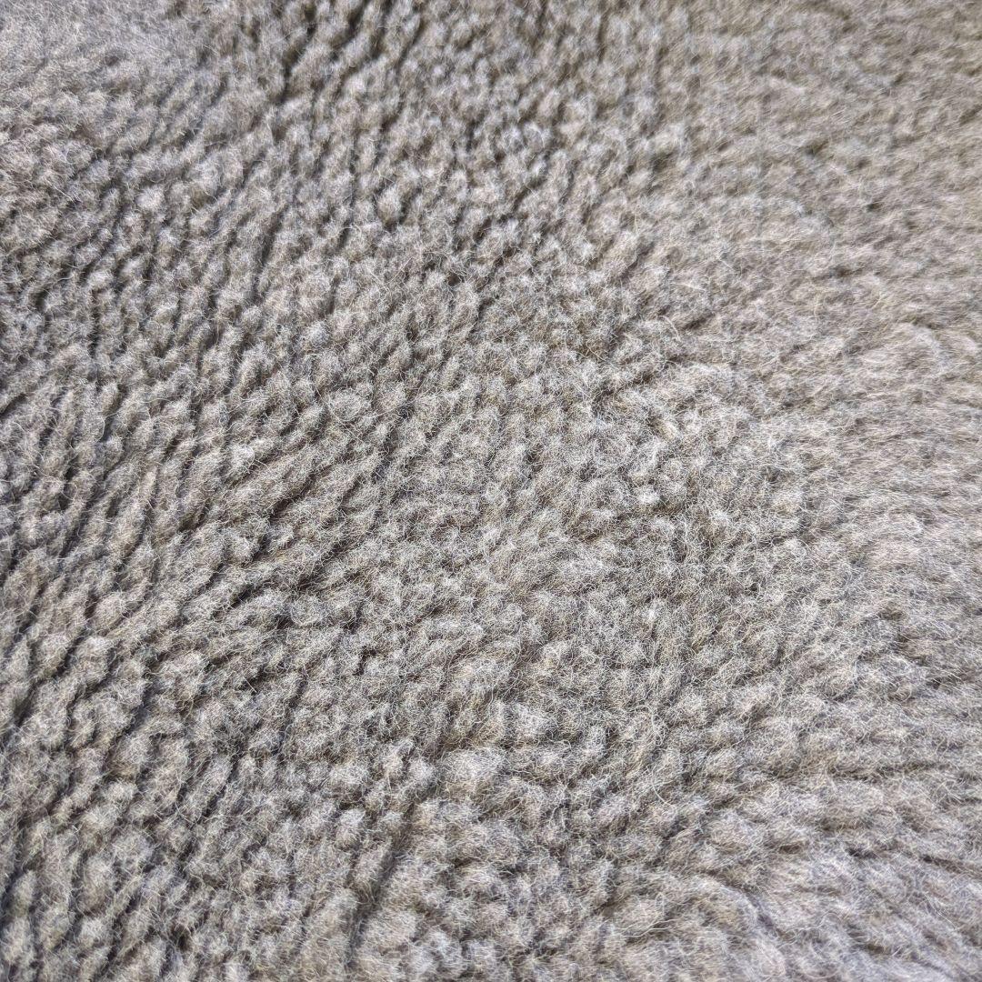 大人キュート♪ティッカTICCA　ウールファーポンチョ　グレー系