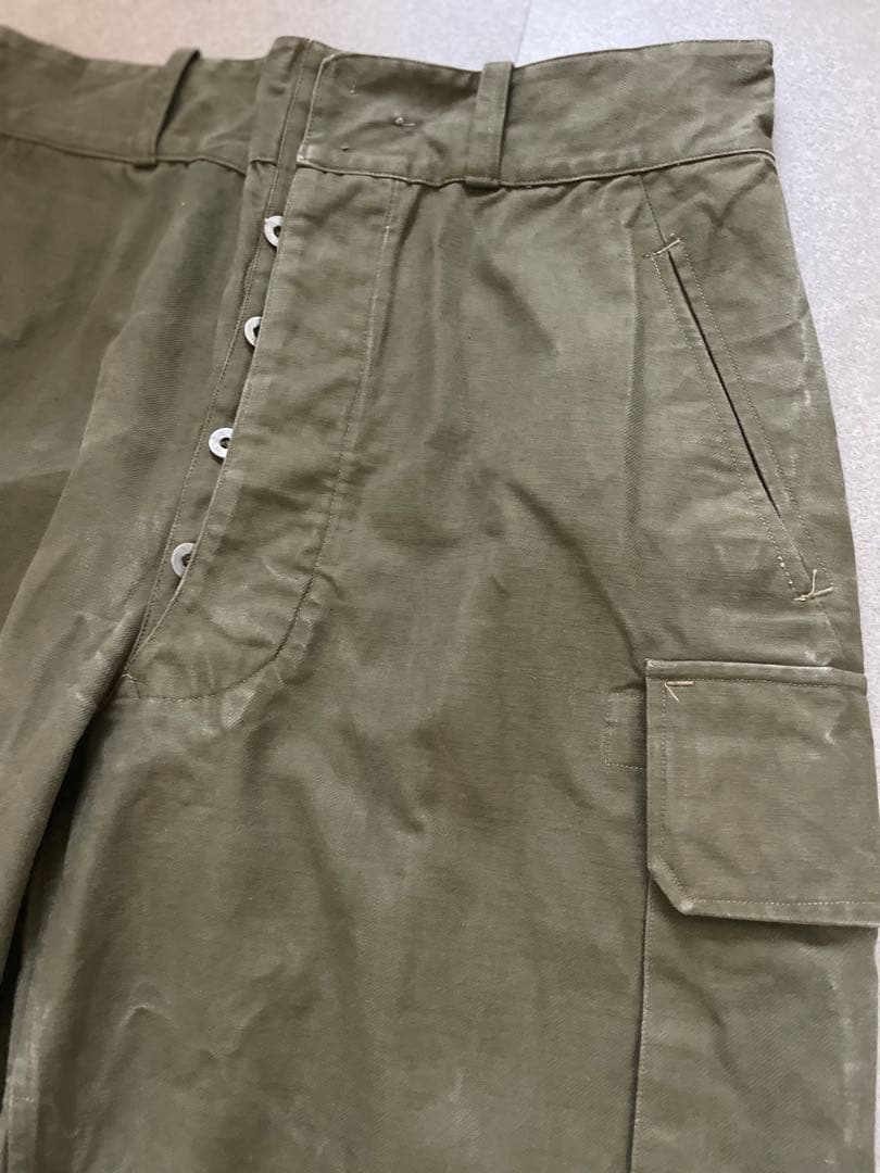 u*0様 フランス軍　ヴィンテージ　M47 パンツ　初期　　3メタルボタン　ユー