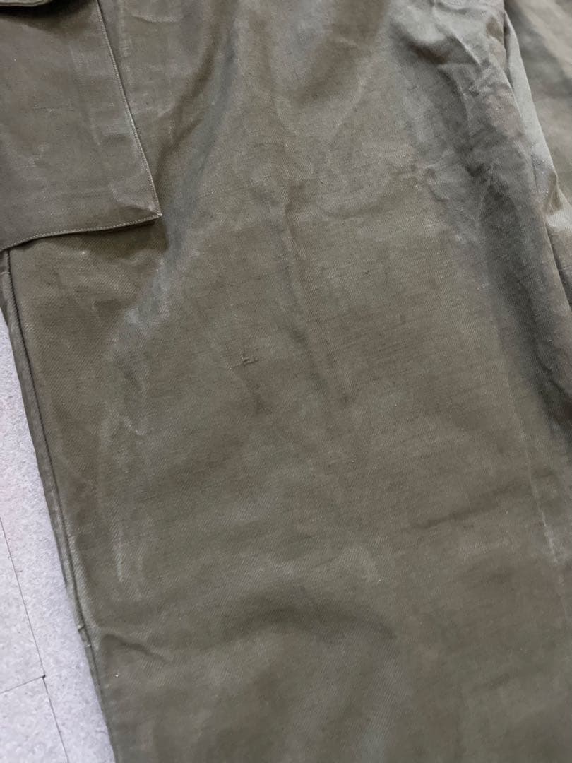 u*0様 フランス軍　ヴィンテージ　M47 パンツ　初期　　3メタルボタン　ユー