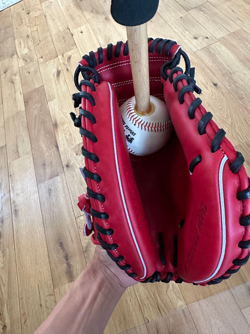 ハタケヤマ少年軟式用 キャッチャーミット　新品未使用 片付け済み