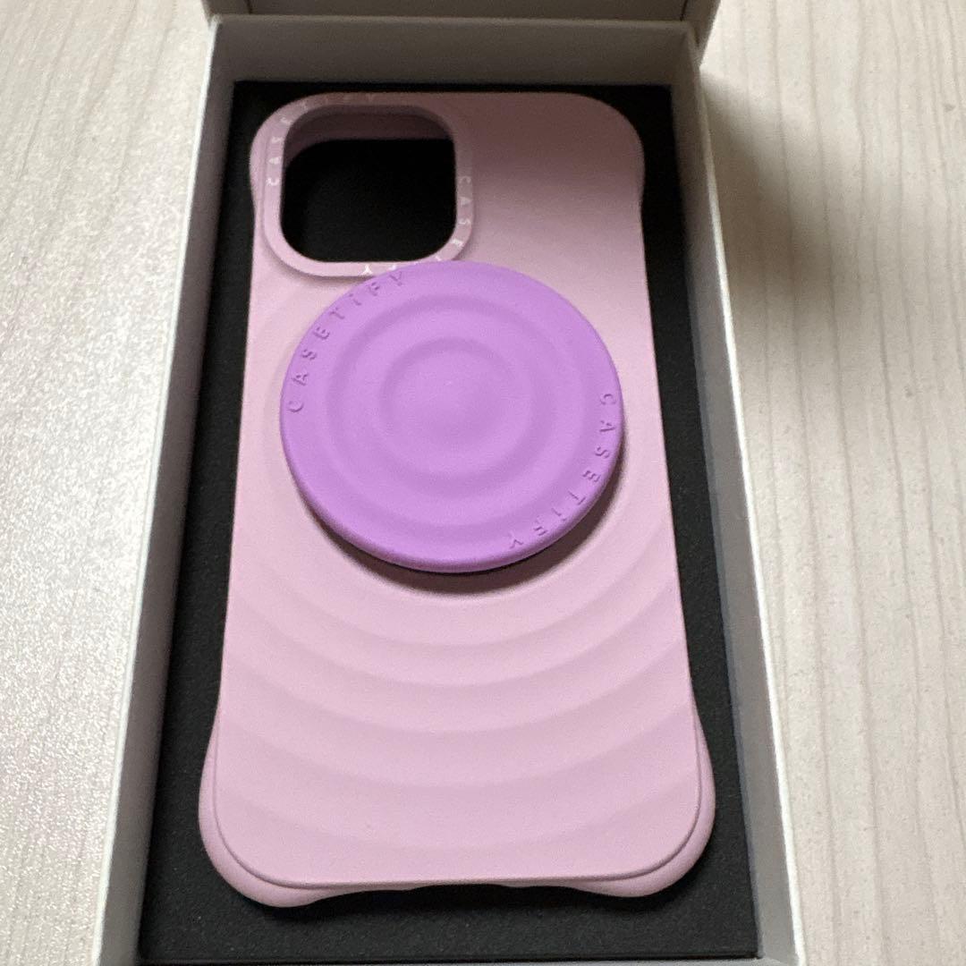 RPCASETiFY iPhone16 ウェーブシリコン＋グリップスタンド