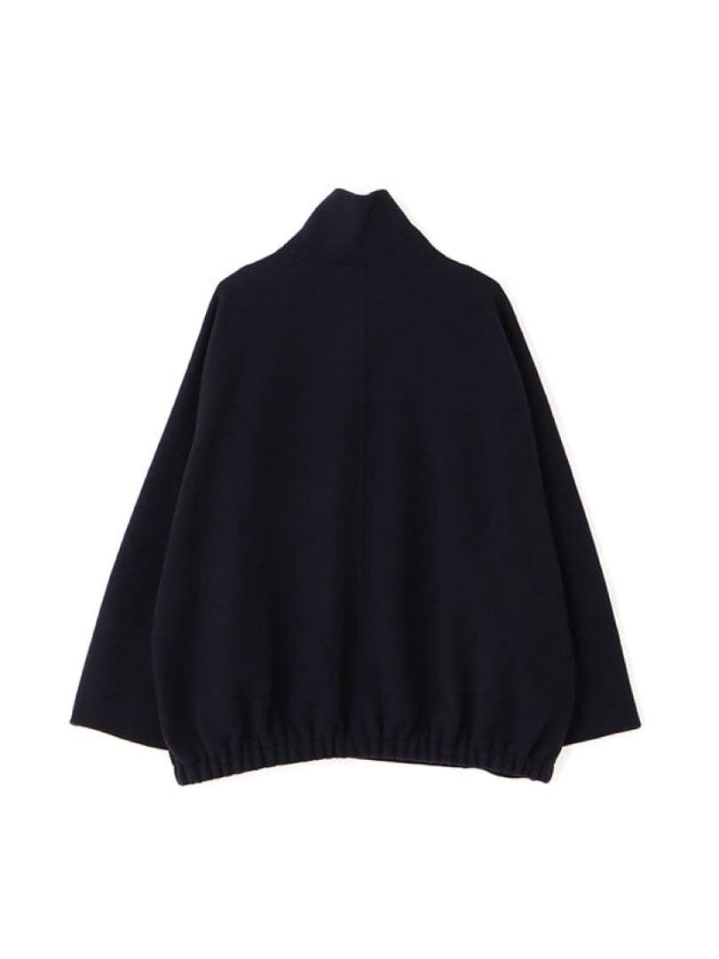ETRE TOKYO メルトンスタンドネックリバーブルゾン Navy Sサイズ