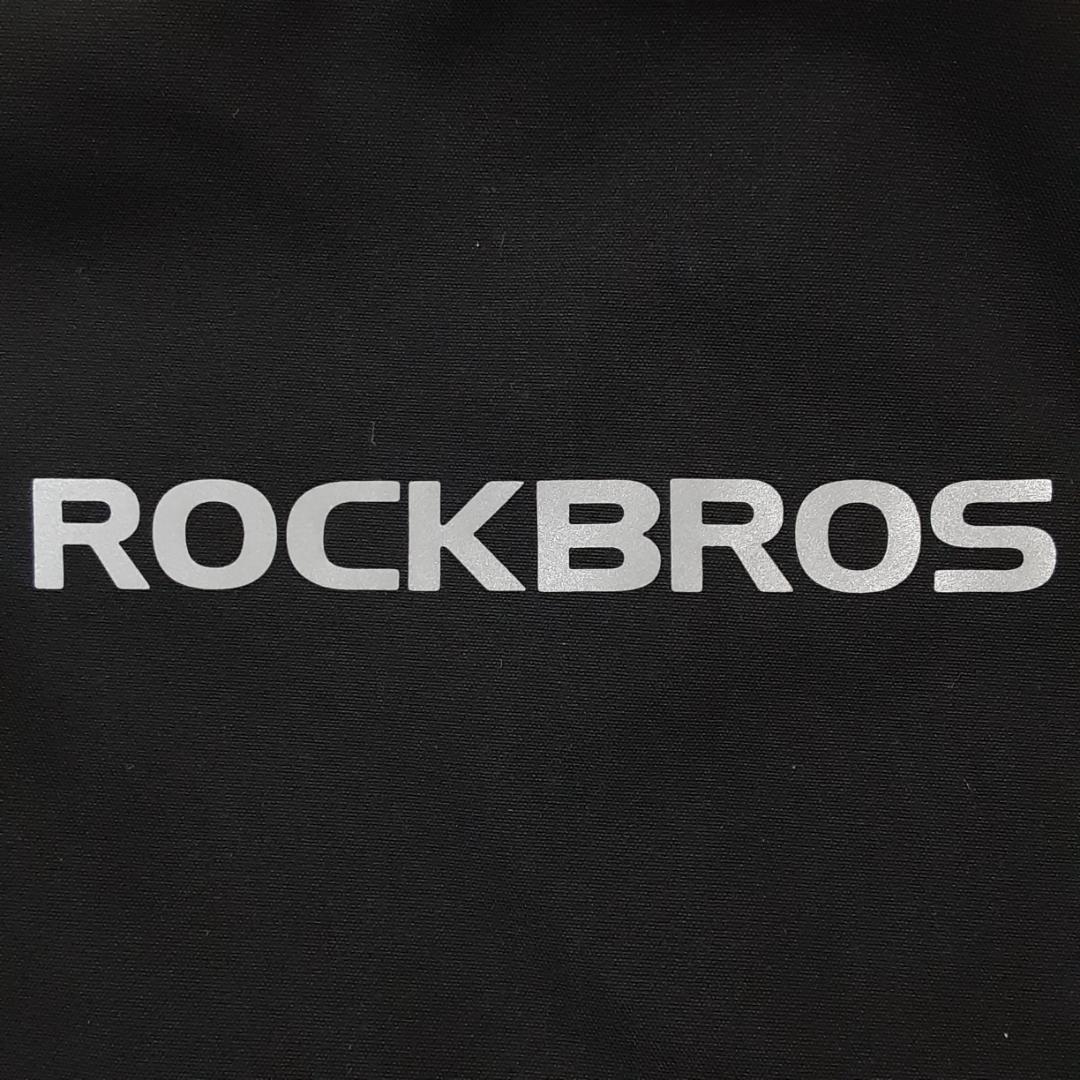 美品◎ROCKBROS ロックブロス サイクルジャージセットアップ 黒 防風防寒