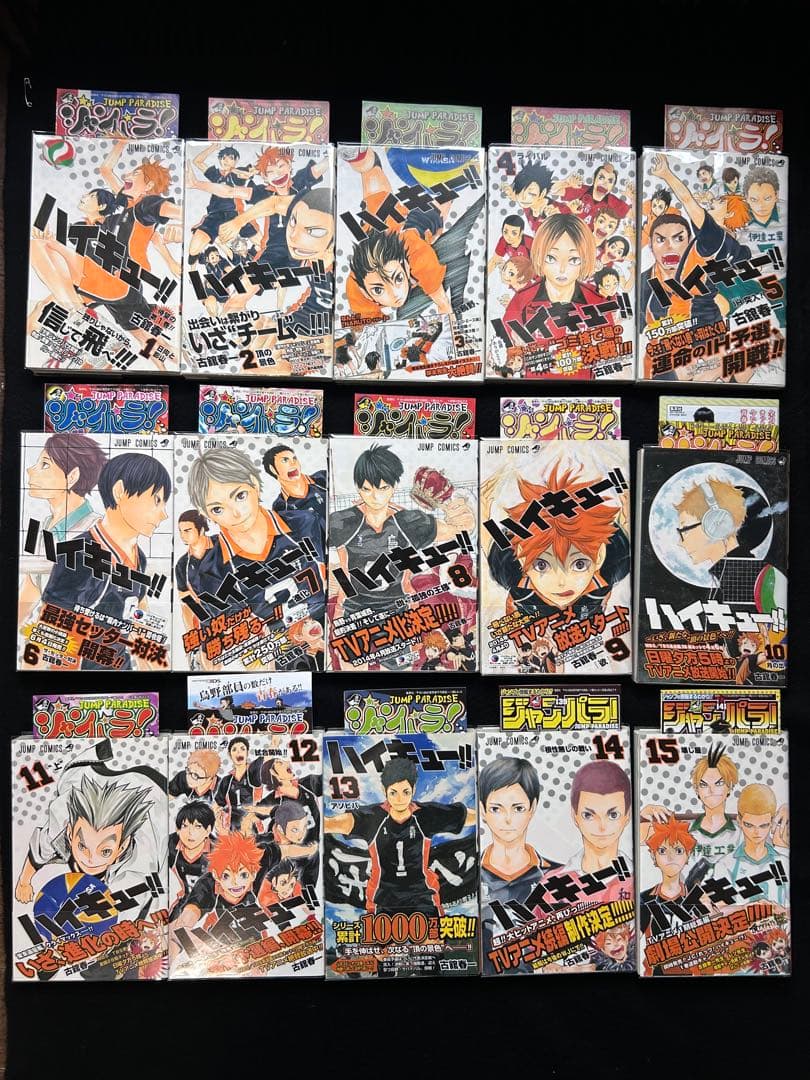 全巻・初版　帯・チラシ完備　ハイキュー　全巻セット